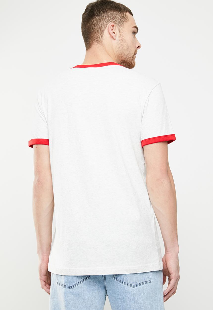 G-STAR - Ringer T-shirt - grey