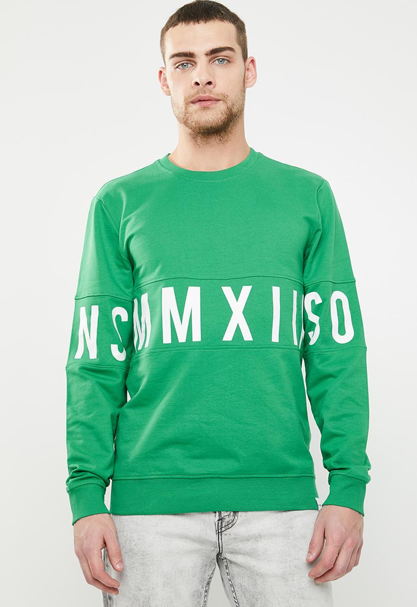 Only & Sons - Napoleon crew neck sweater - green