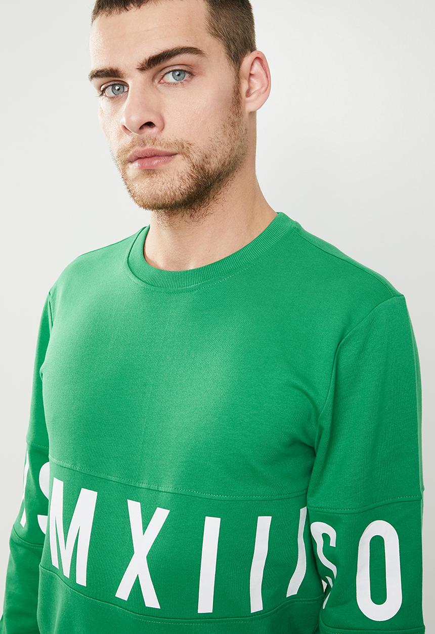 Only & Sons - Napoleon crew neck sweater - green