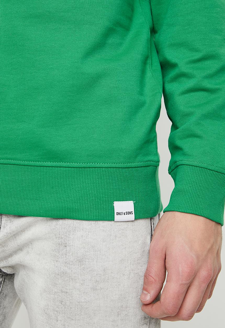 Only & Sons - Napoleon crew neck sweater - green