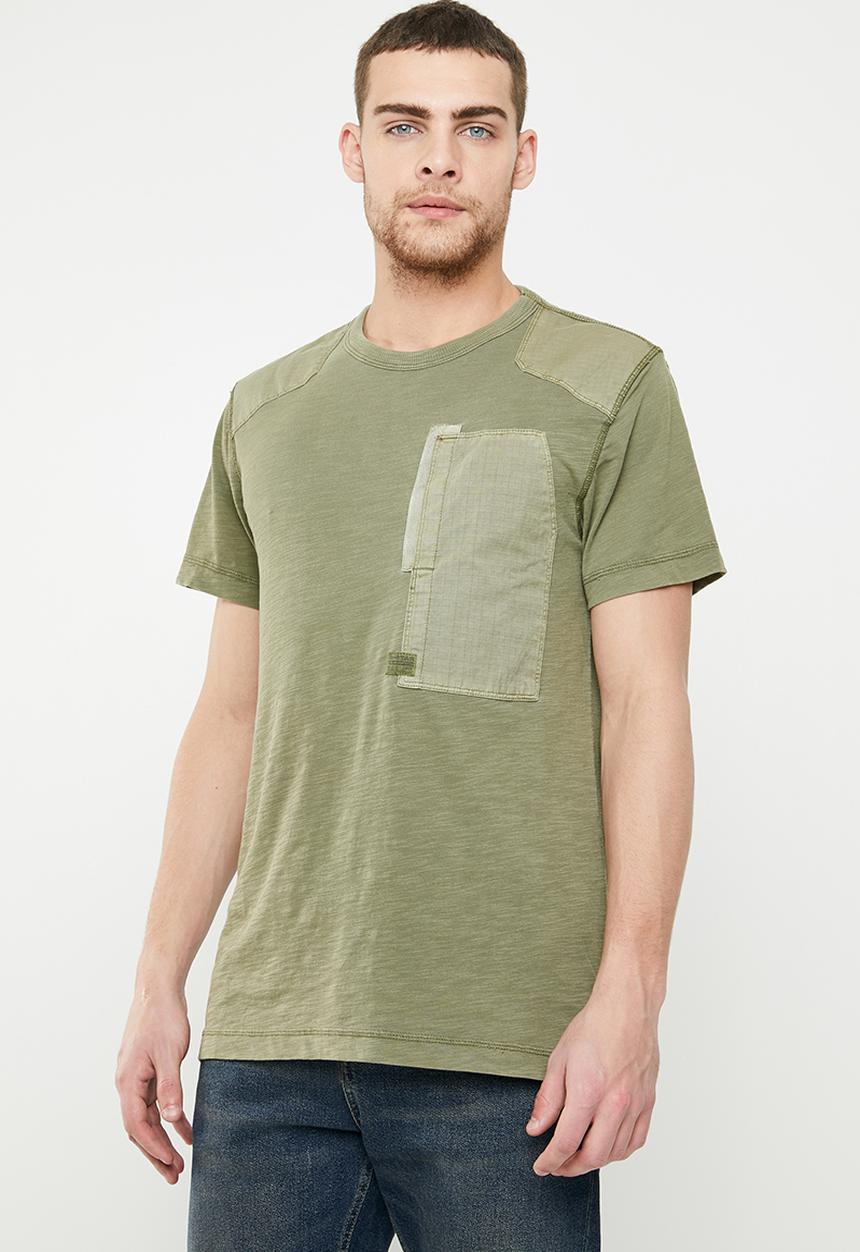 G-STAR - Arris pocket short sleeve T-shirt - green