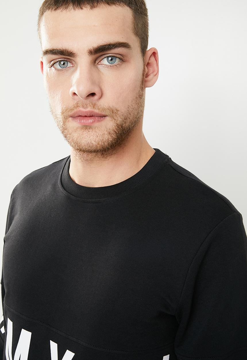 Only & Sons - Napoleon crew neck sweater - black