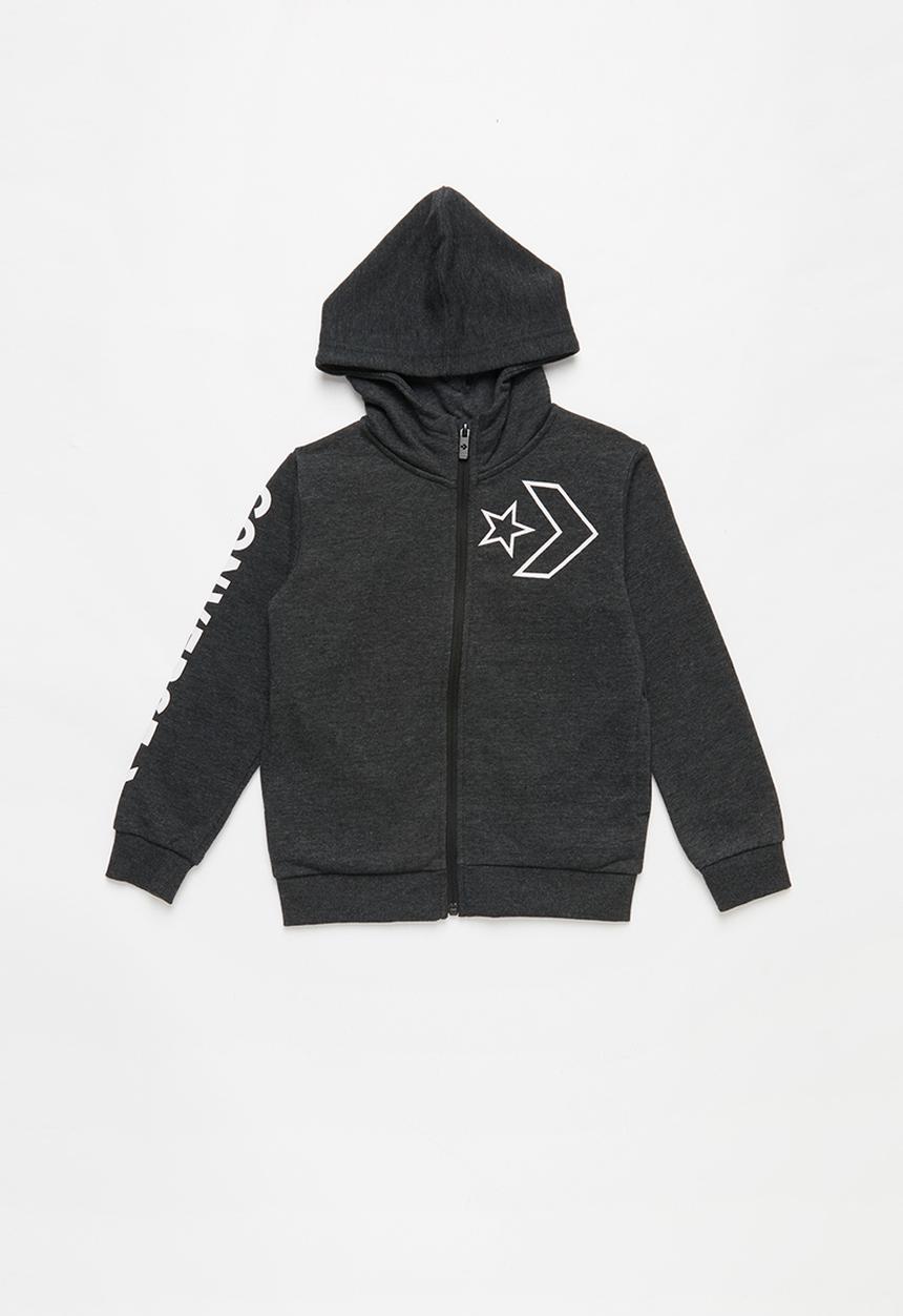 Converse - Converse outline star full zip - charcoal