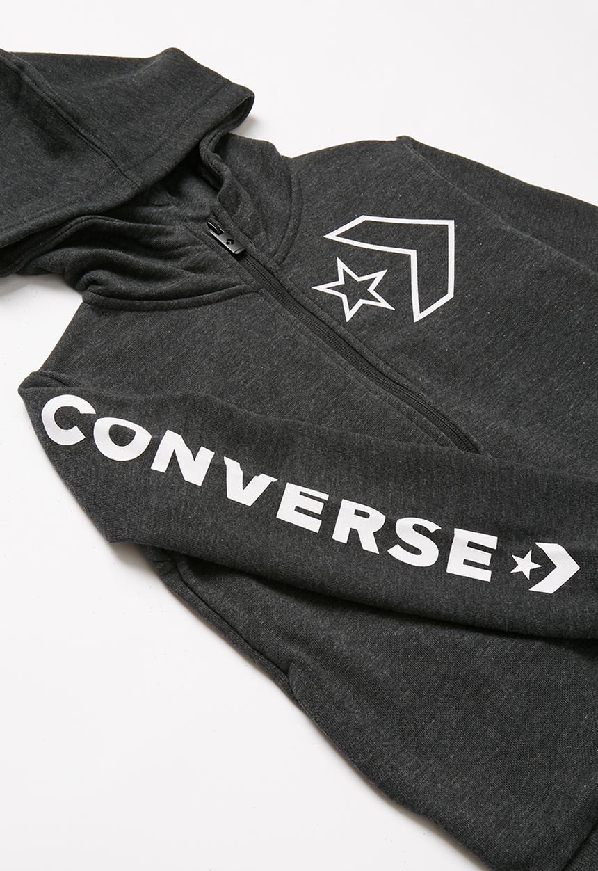 Converse - Converse outline star full zip - charcoal