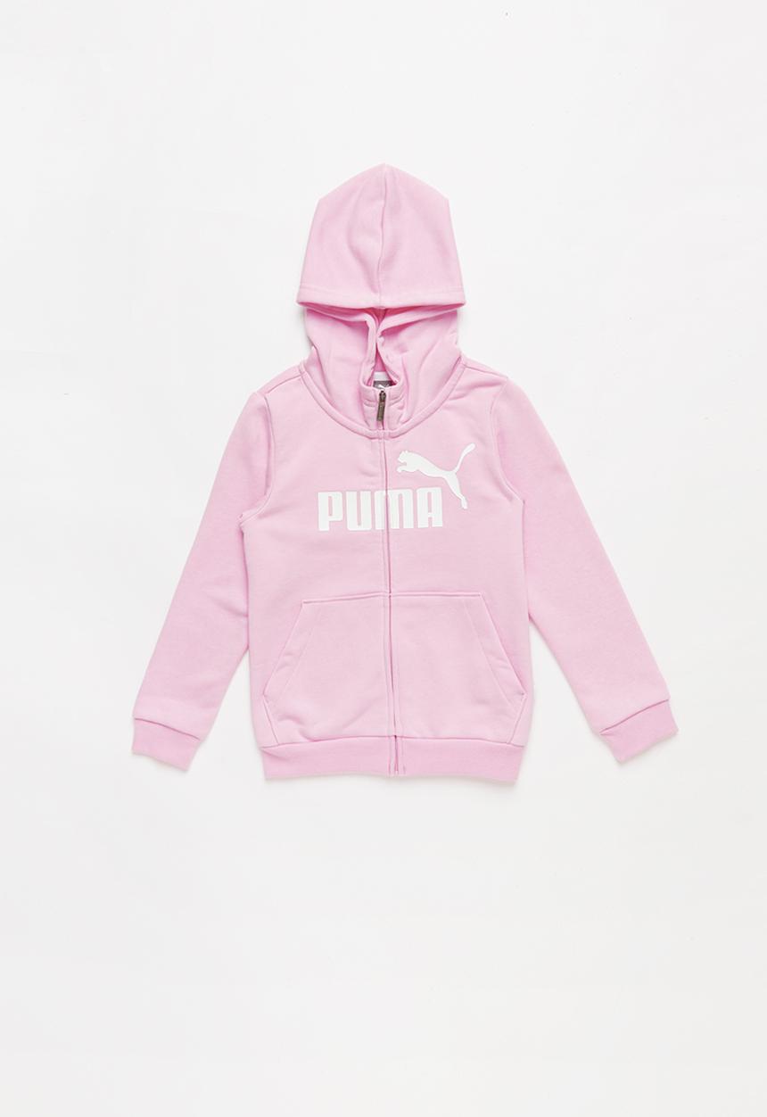 PUMA - Kids ESS hooded jacket - pink