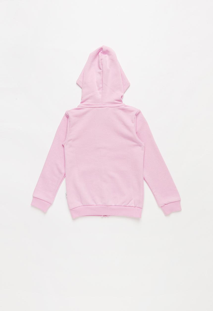 PUMA - Kids ESS hooded jacket - pink