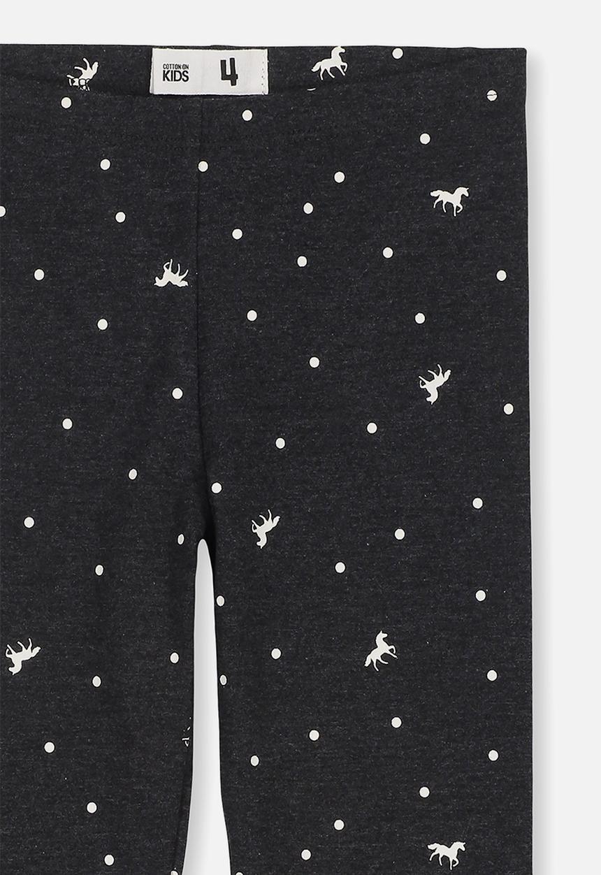 Cotton On - Huggie tights - black & white 