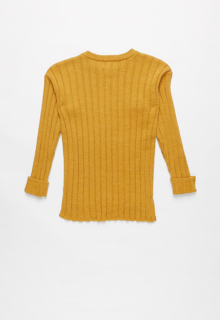 Rebel Republic - Teens ribbed knit - yellow 