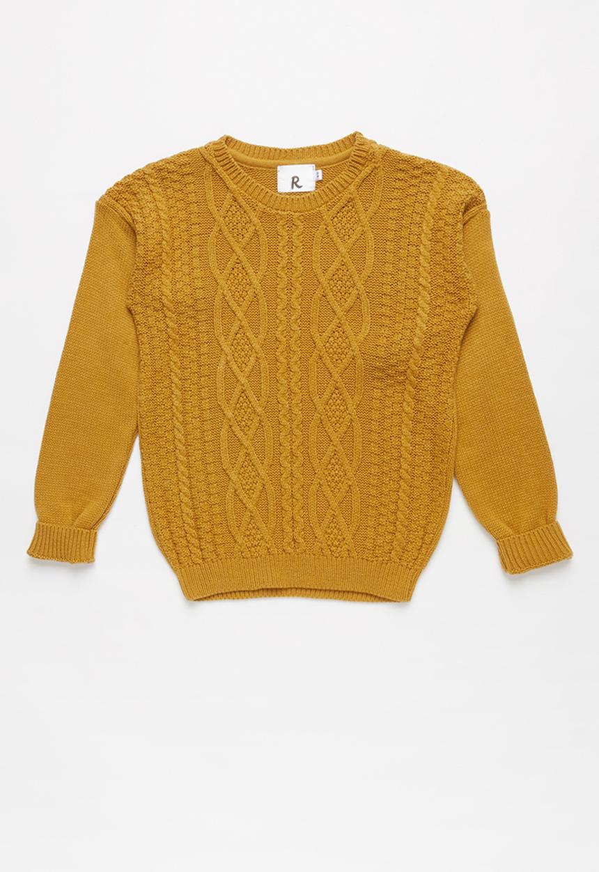 Rebel Republic - Teens rib knit - yellow 