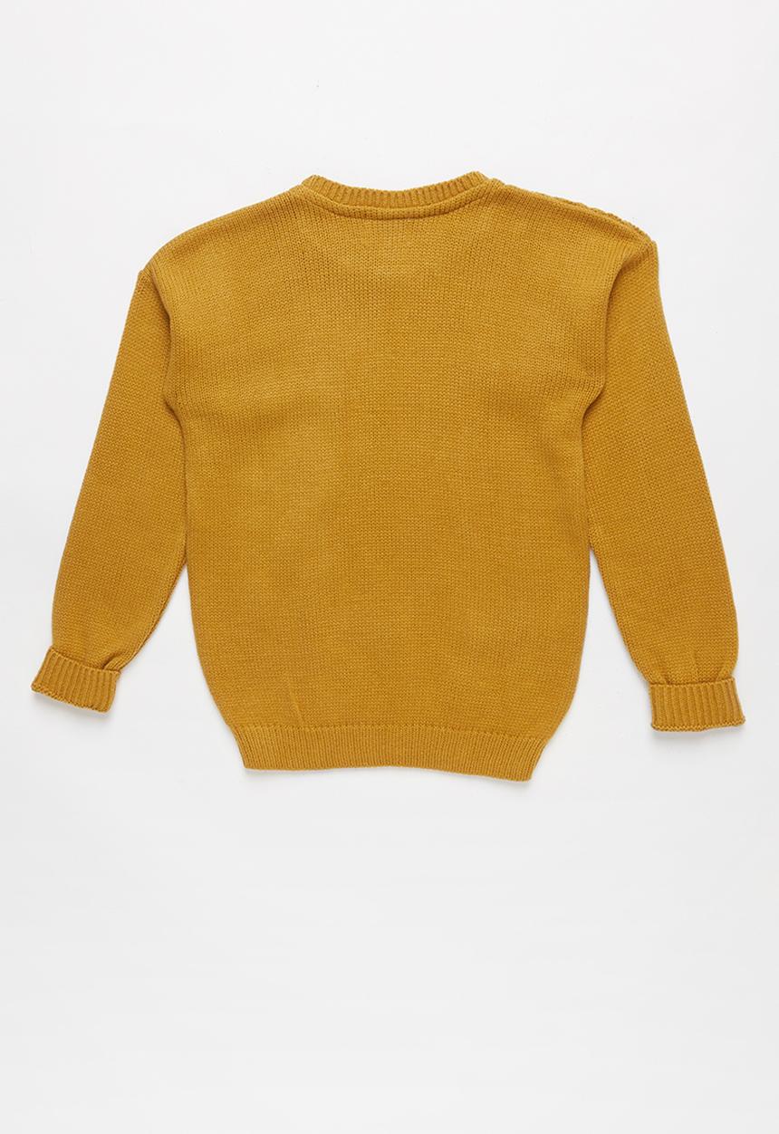 Rebel Republic - Teens rib knit - yellow 