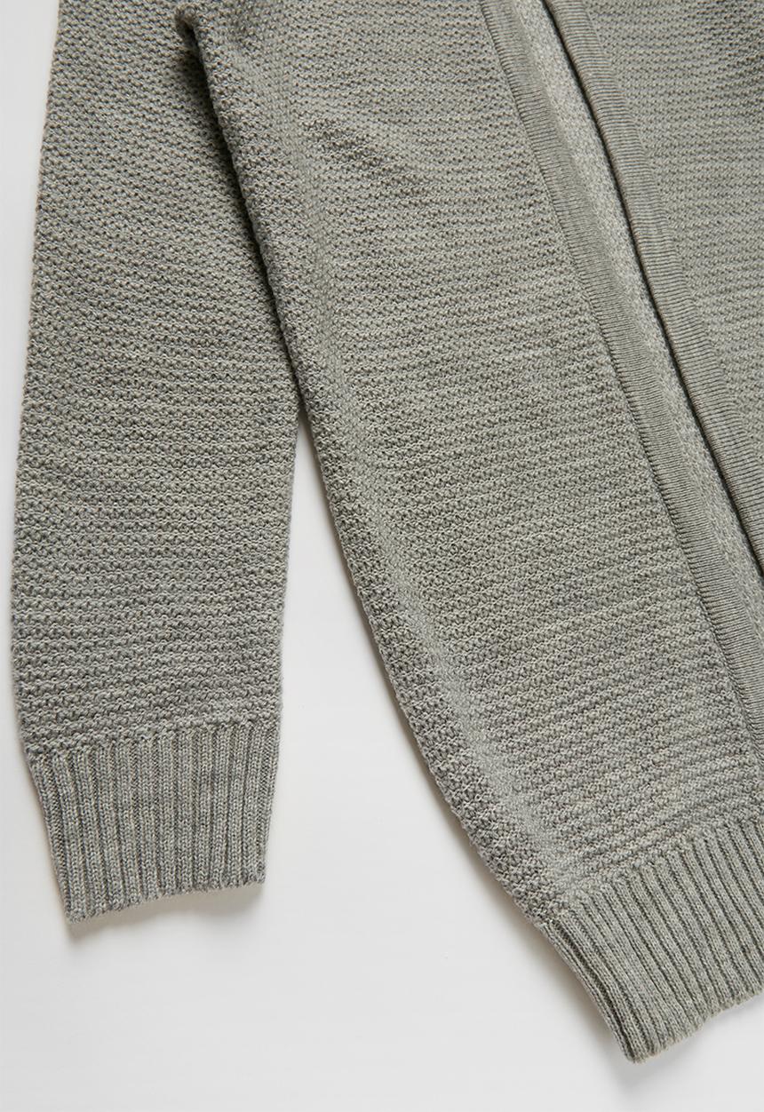 Rebel Republic - Teens Hooded Cardigan - grey