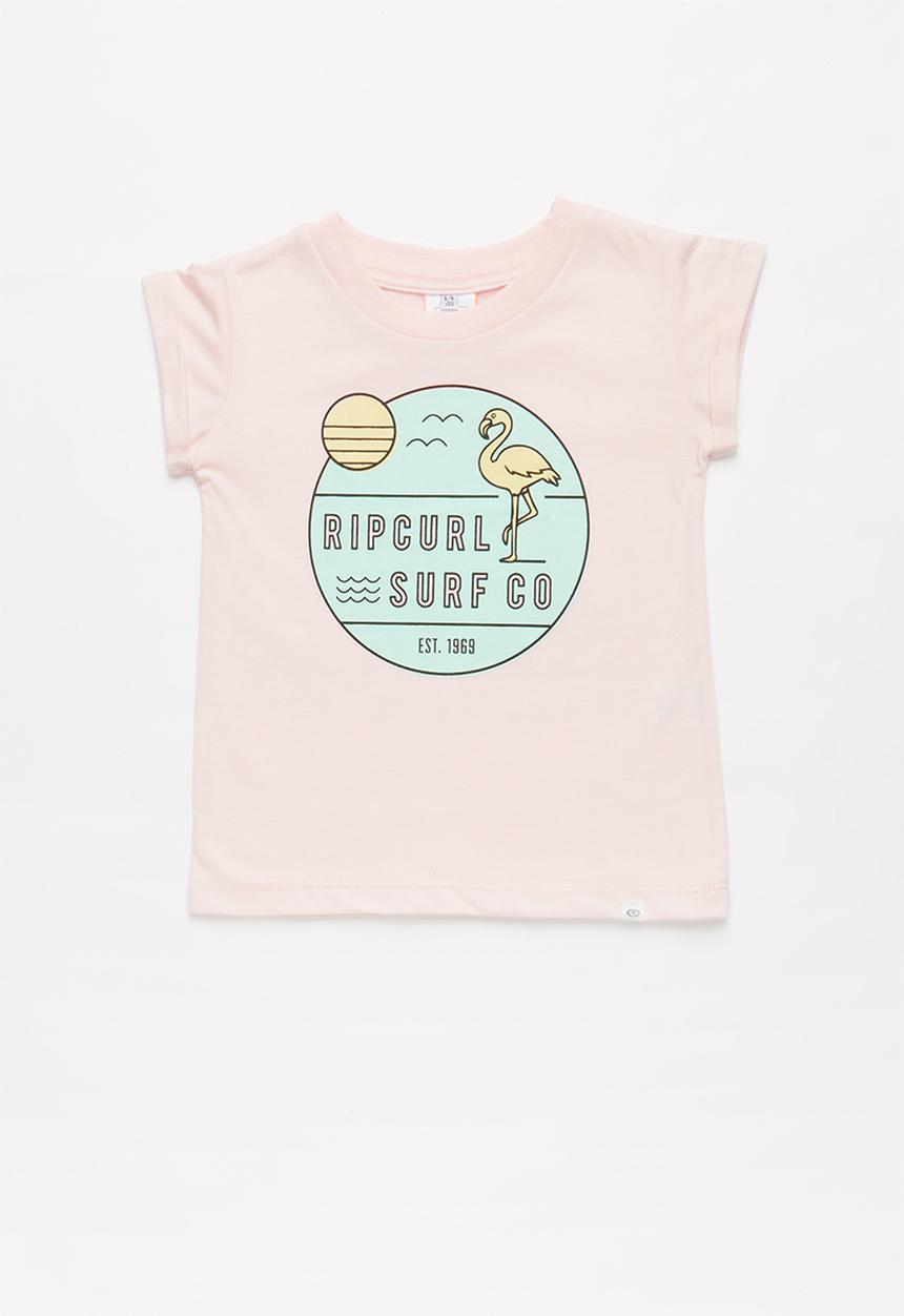 Rip Curl - Mini flamingo cove tee - pink 