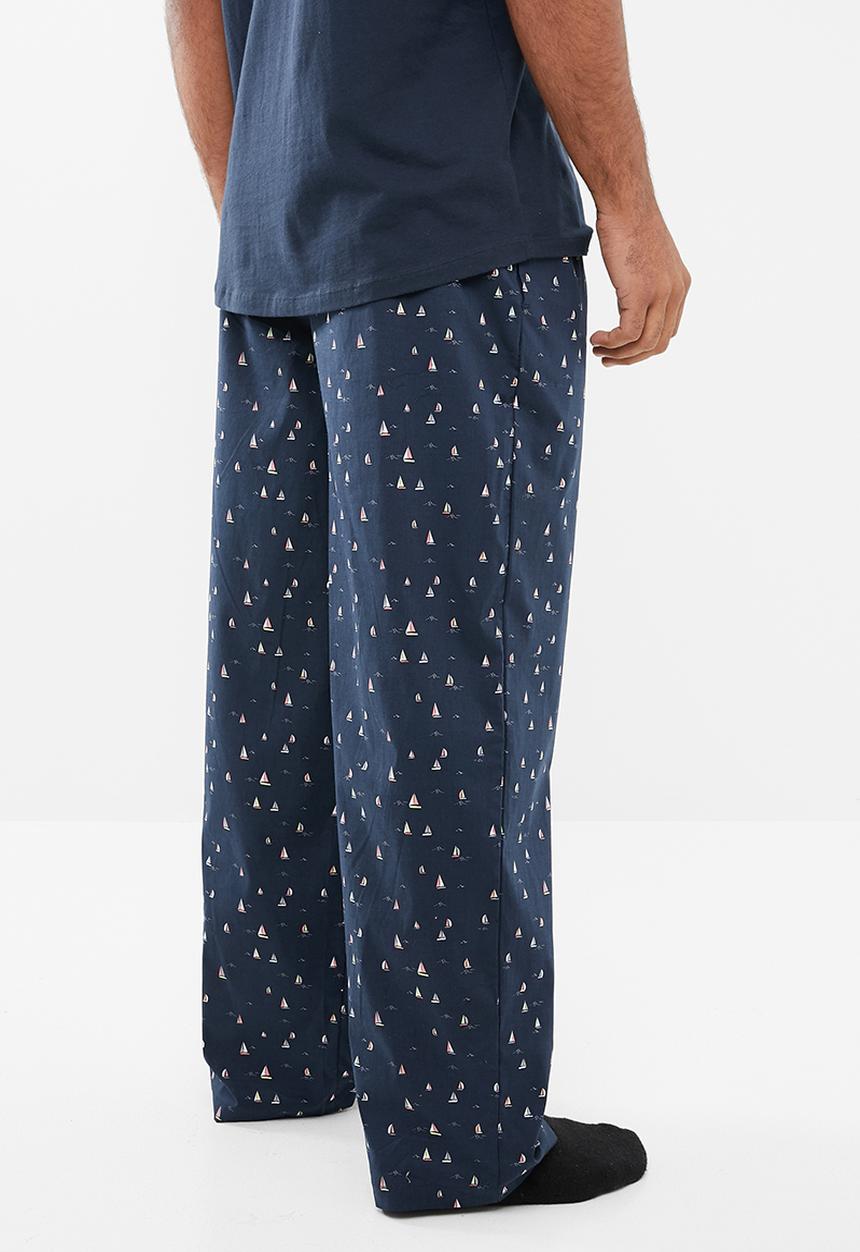 Superbalist - Sailboat woven sleep pants - navy