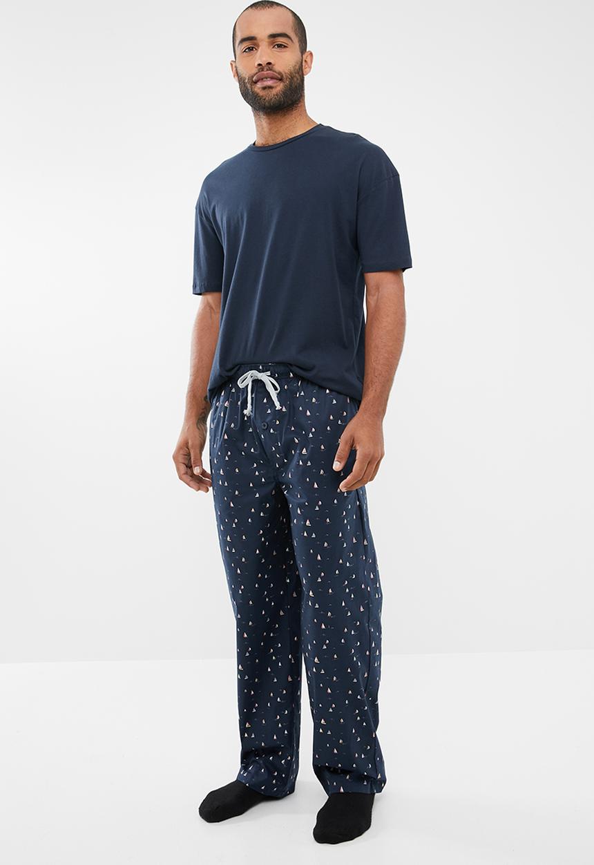 Superbalist - Sailboat woven sleep pants - navy