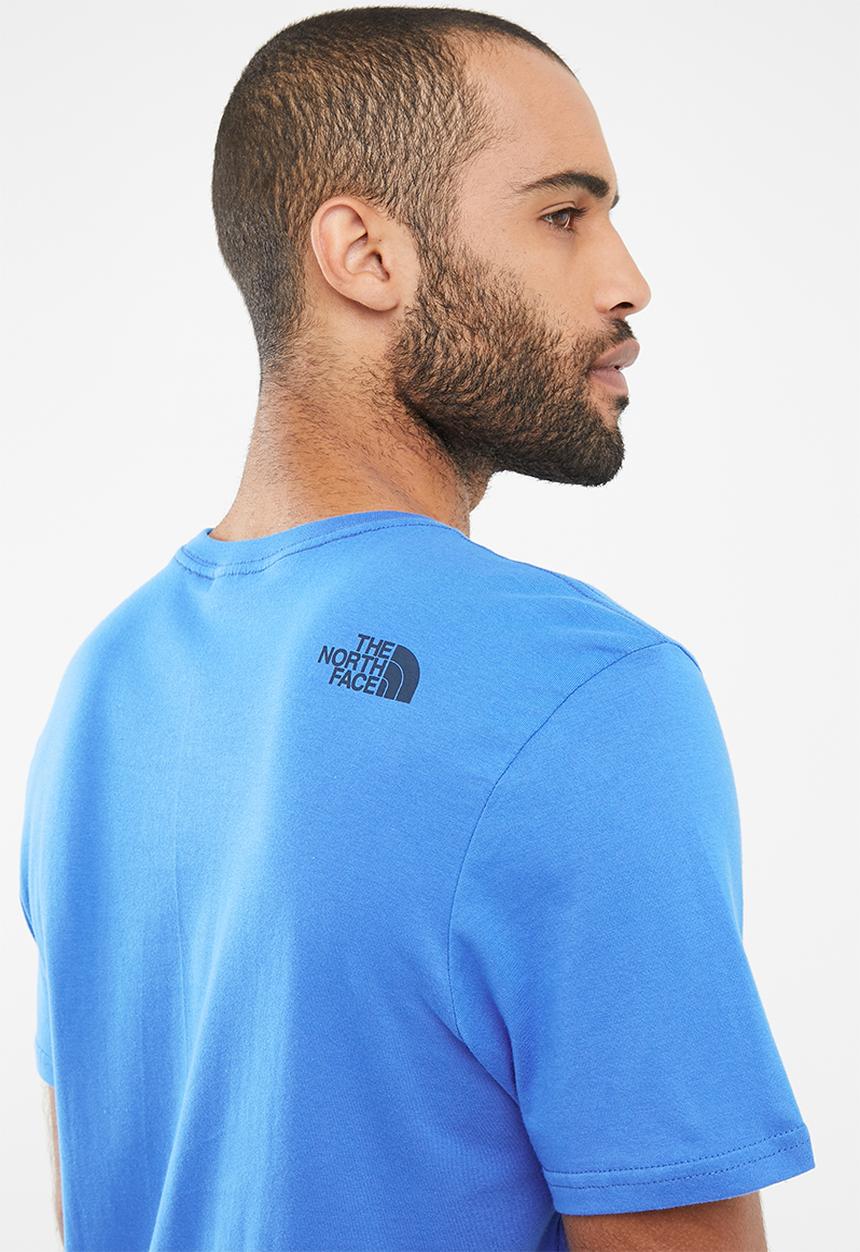 The North Face - Short sleeve mountain line tee - blue