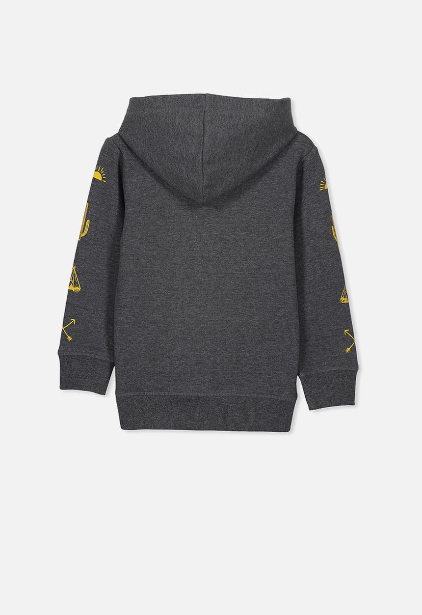 Cotton On - Liam hoodie - charcoal