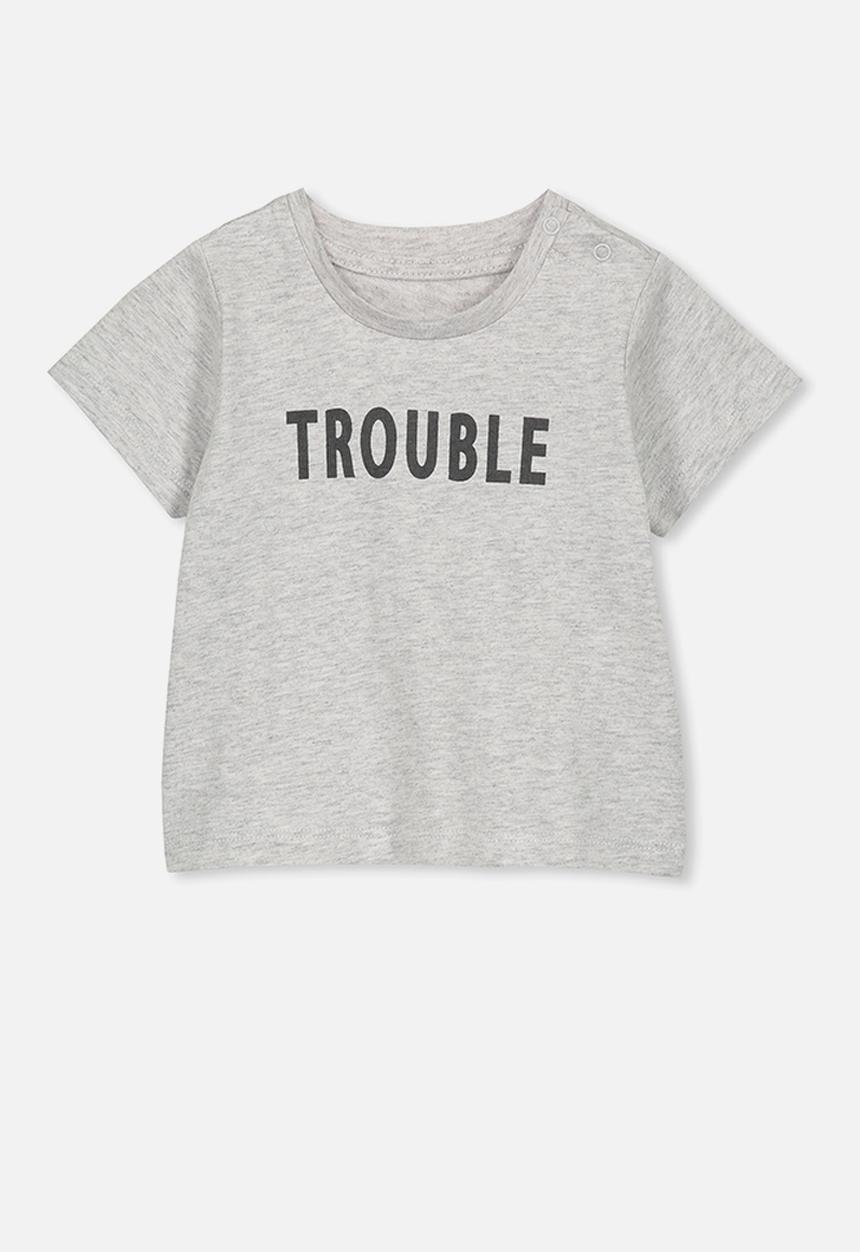 Cotton On - Jamie short sleeve tee - grey