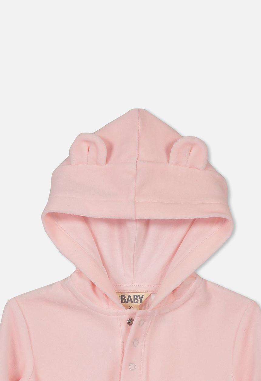 Cotton On - Velour romper - pink