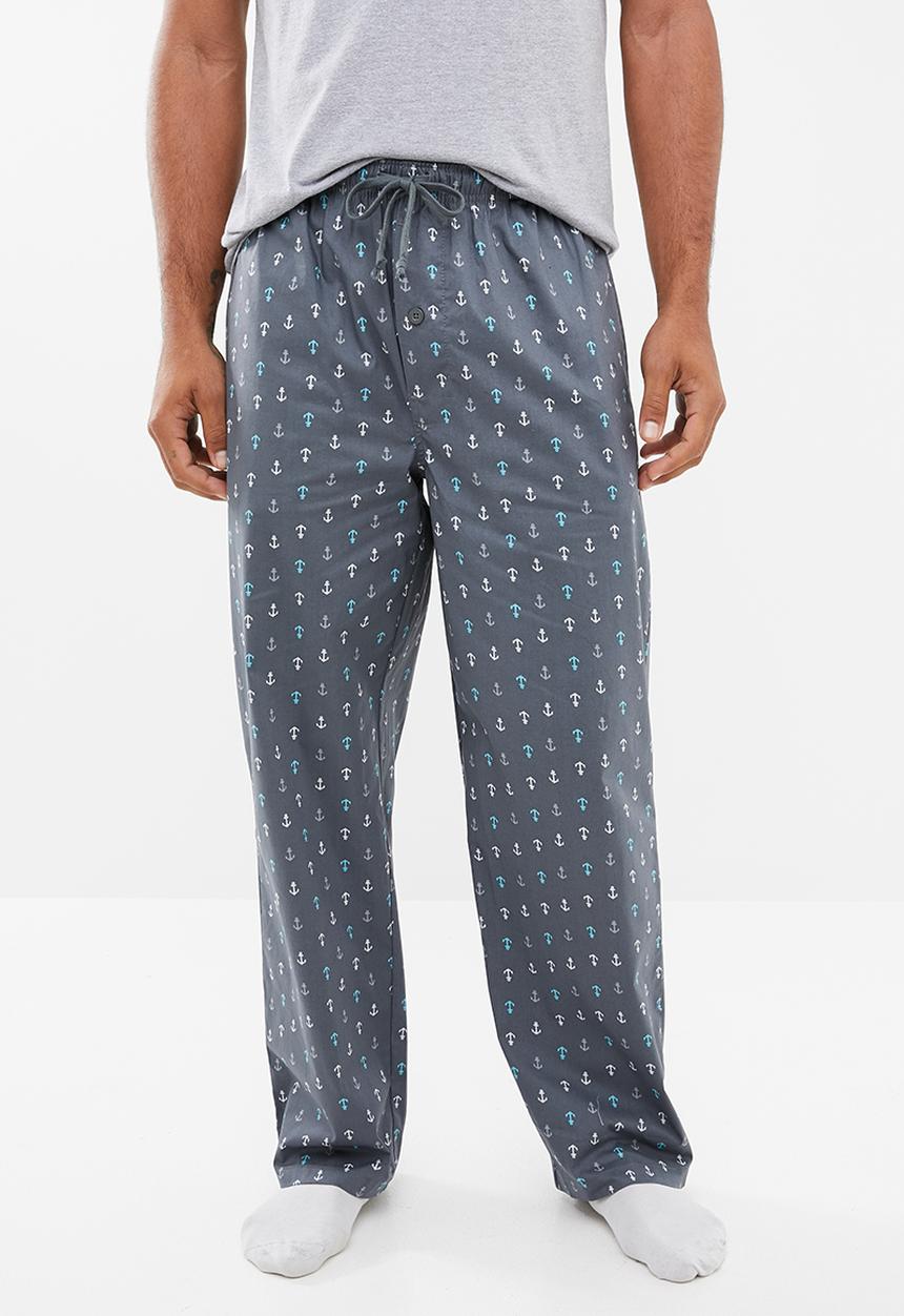 Superbalist - Anchor woven sleep pants - grey
