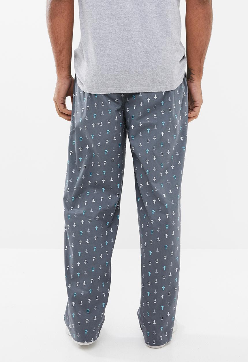 Superbalist - Anchor woven sleep pants - grey