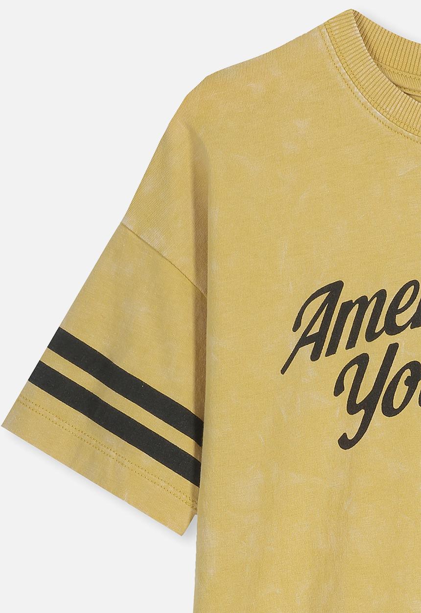 Cotton On - Skater short sleeve tee - yellow 