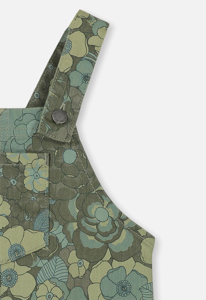 Cotton On - Summer camo floral pinafore - green
