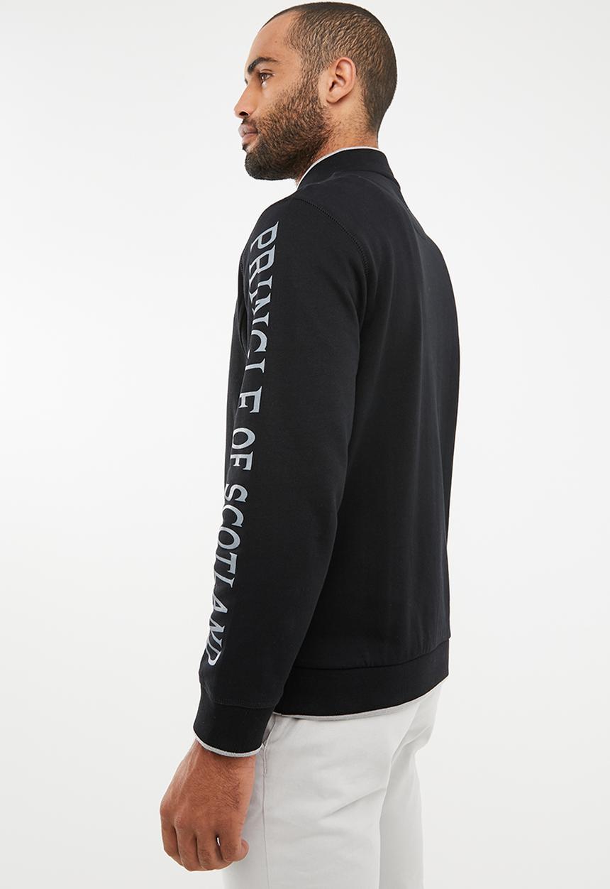 Pringle of Scotland - Liddell 1/4 zip sweatshirt - black