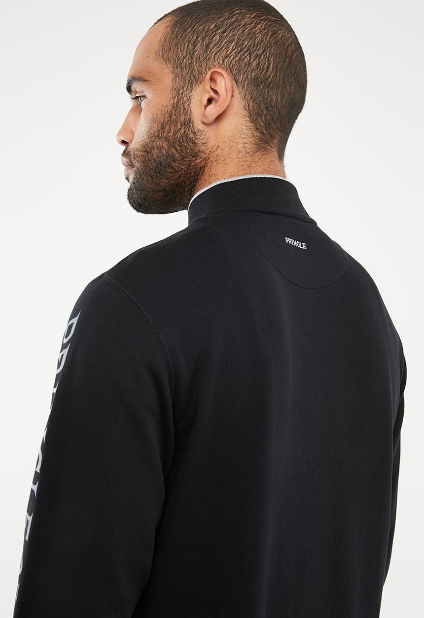 Pringle of Scotland - Liddell 1/4 zip sweatshirt - black