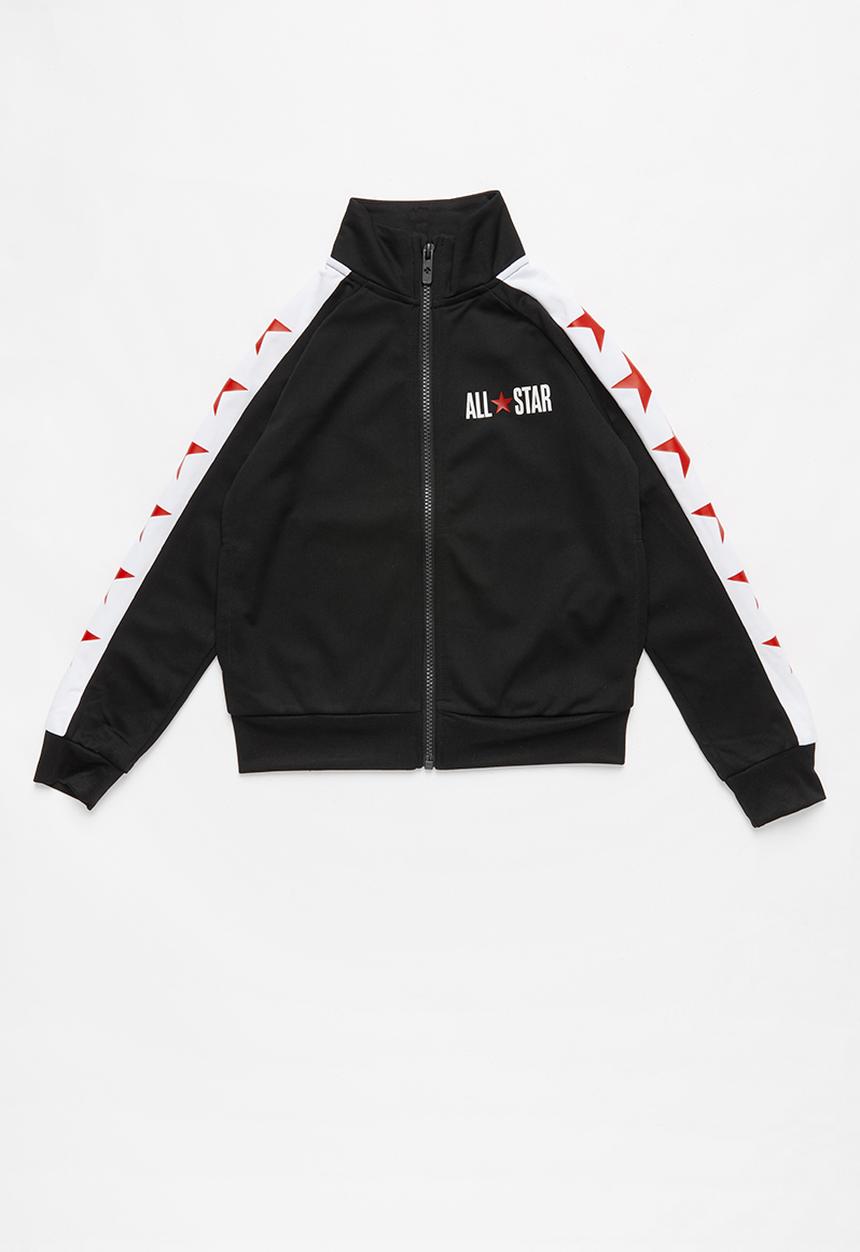 Converse - Converse All Star tricot track jacket - black