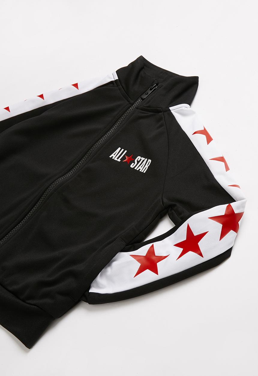 Converse - Converse All Star tricot track jacket - black