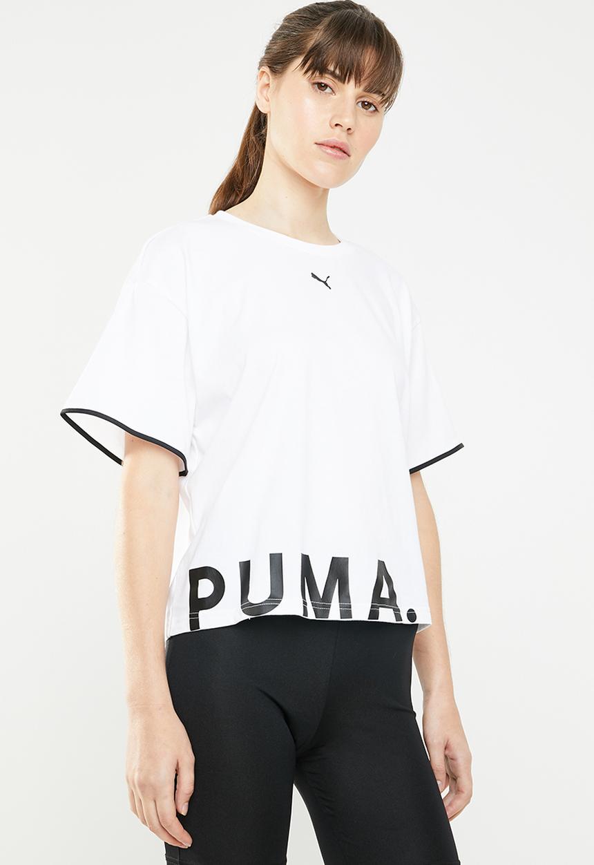 PUMA - Chase cotton tee - white