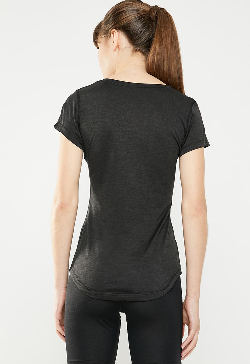 PUMA - Heather cat tee performance - black