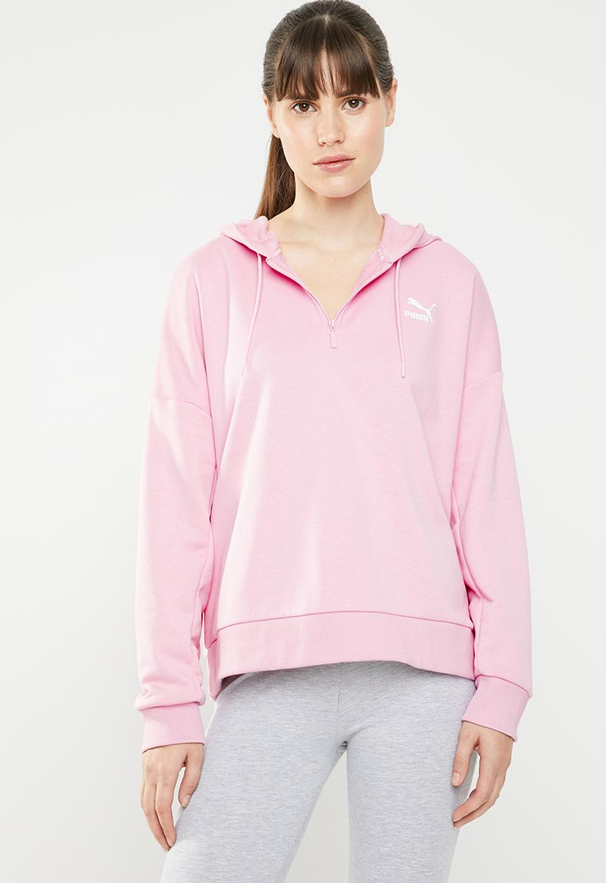 PUMA - XTG halfzip hoodie - pink