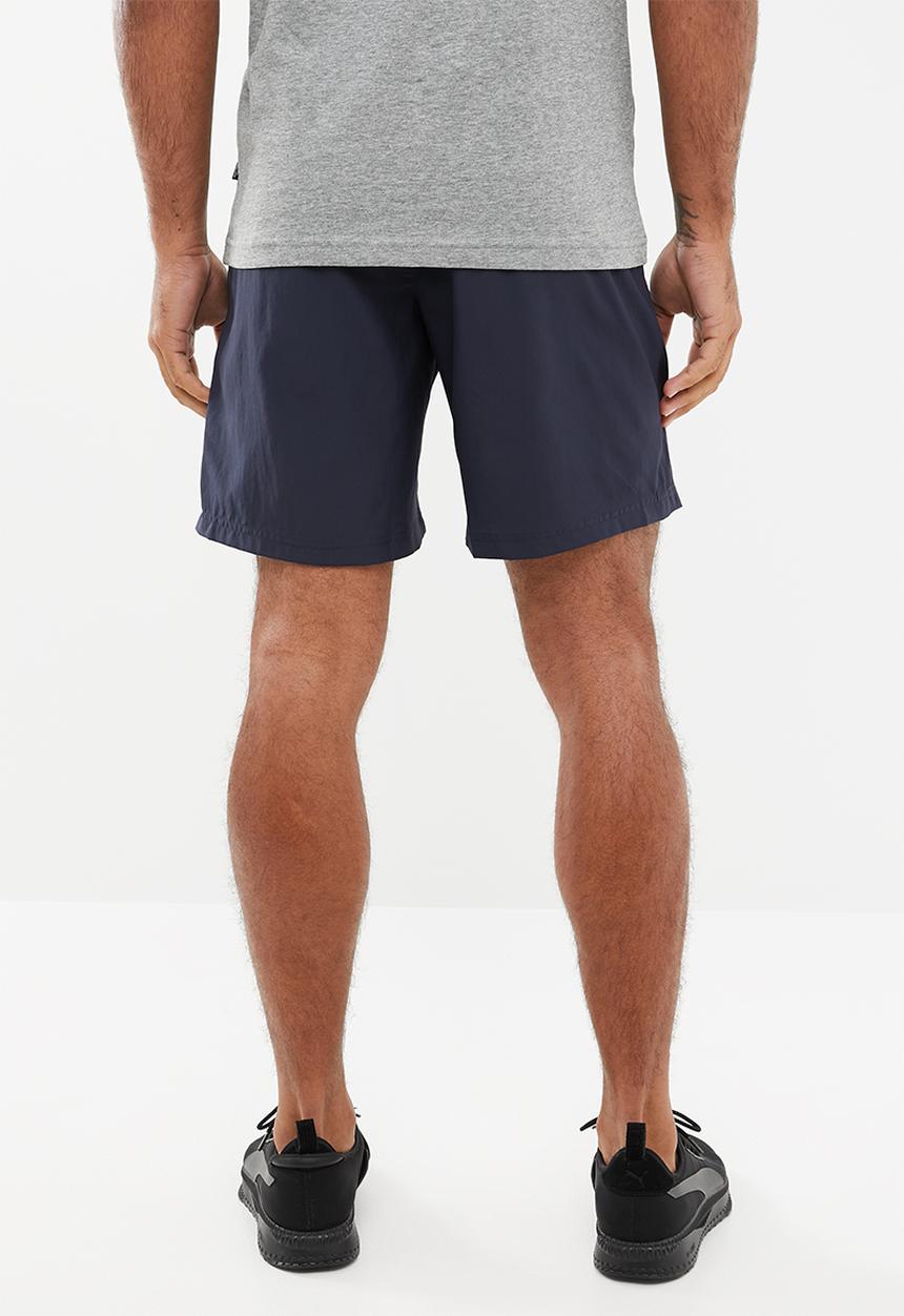 PUMA - Forever faster woven shorts - navy & white