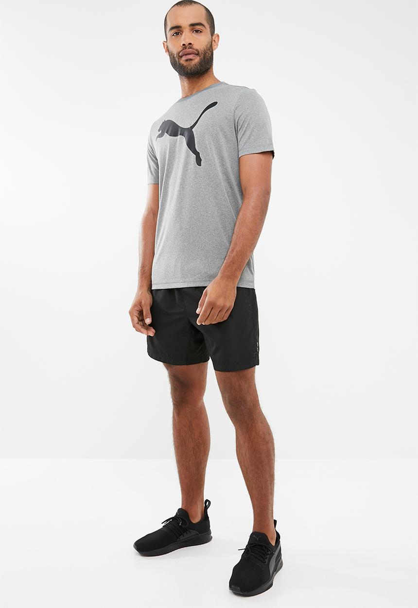 PUMA - Forever faster woven shorts - navy & white
