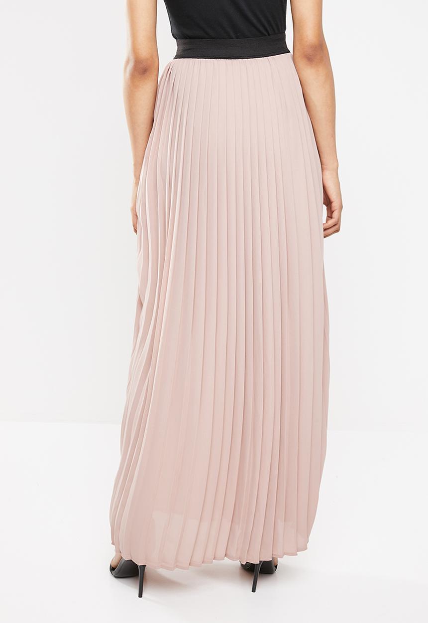 STYLE REPUBLIC - Pleated maxi skirt - pink