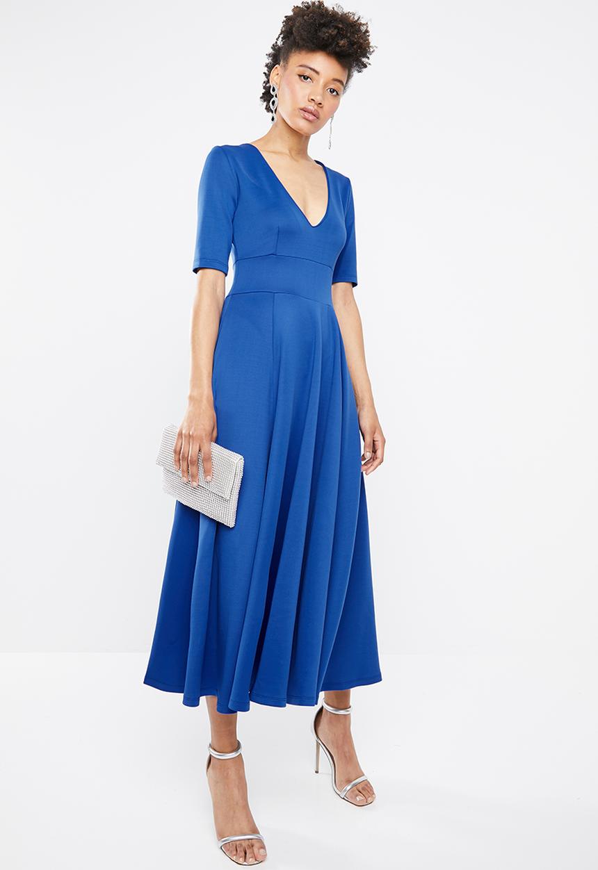 STYLE REPUBLIC - Volume fit and flare maxi - blue