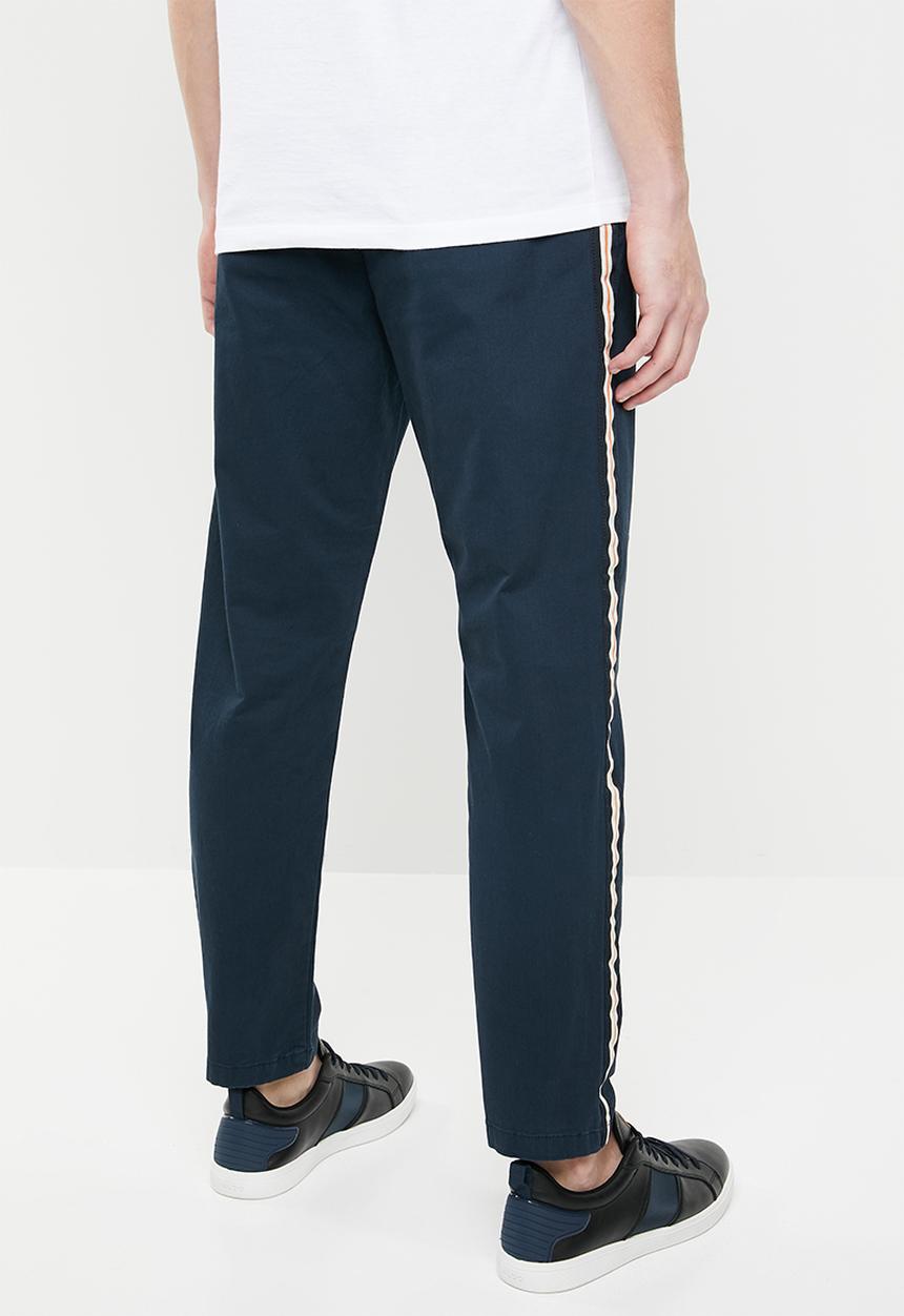Jack & Jones - Ace arrow tape pants - navy