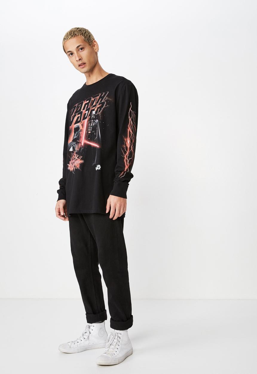 Cotton On - Tbar long sleeve tee - black