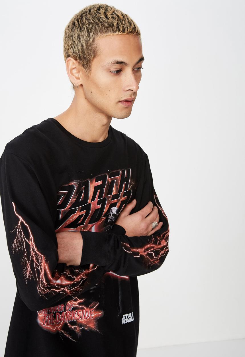 Cotton On - Tbar long sleeve tee - black