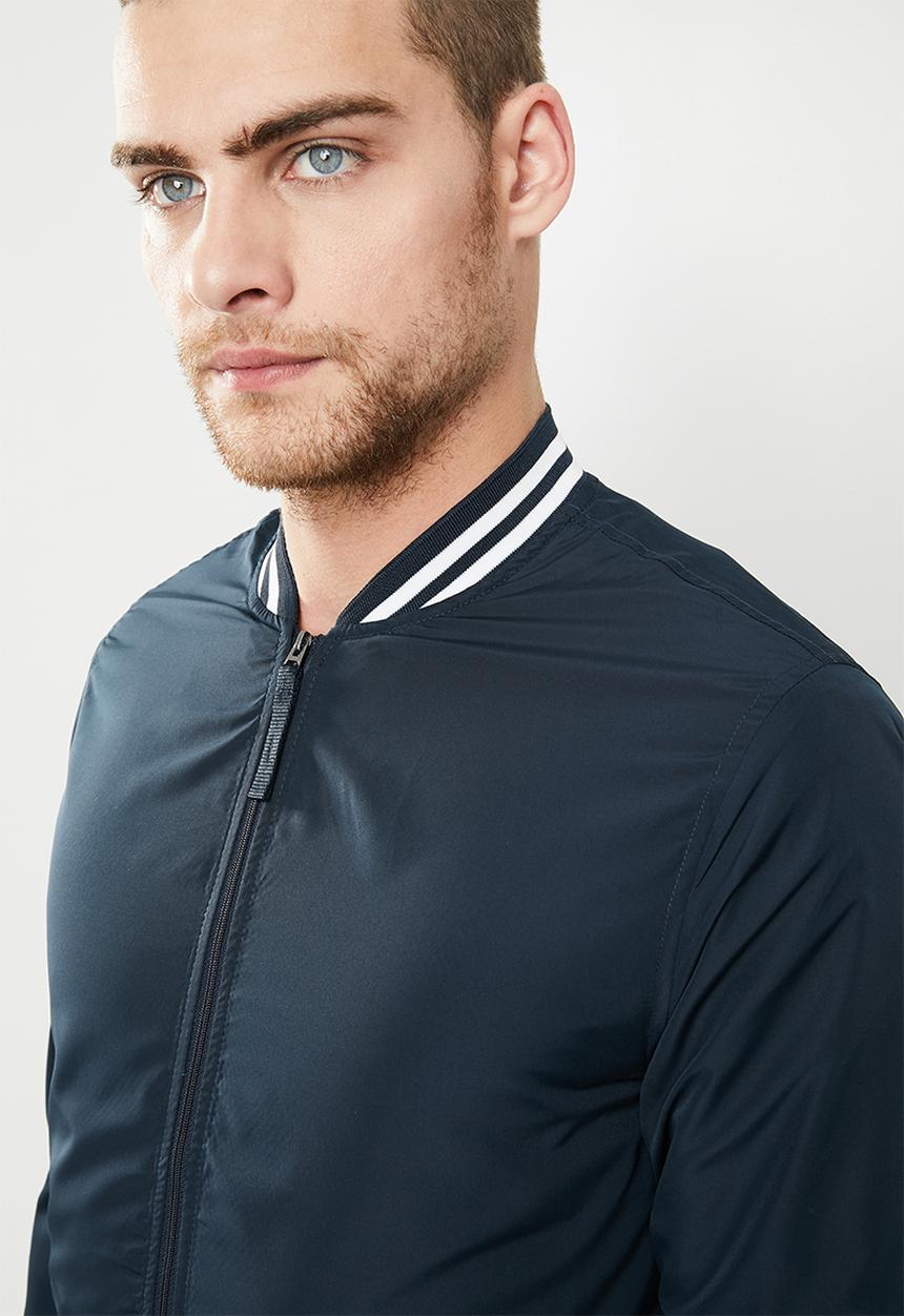 Jack & Jones - Bahamas bomber jacket - blue