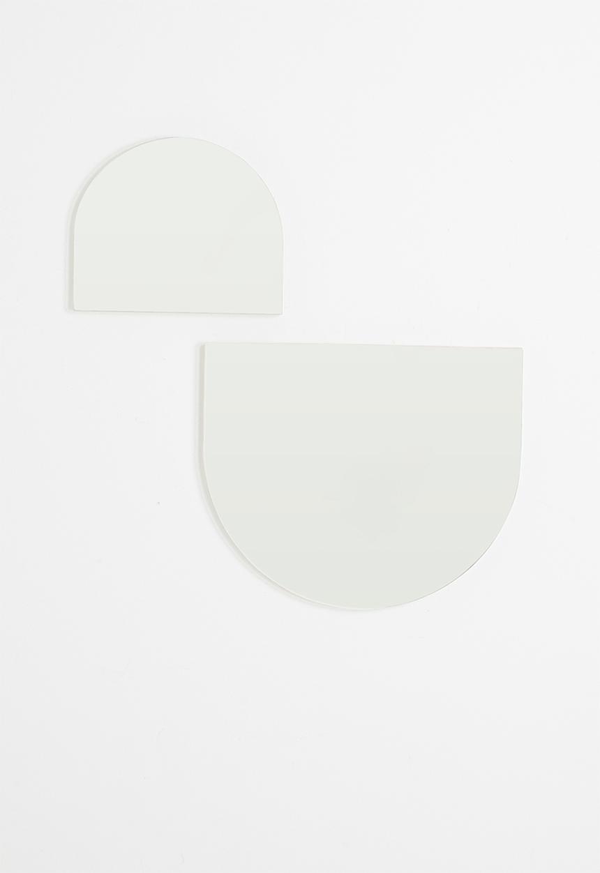 Native Decor - Dome frameless mirror set of 2 - small & medium