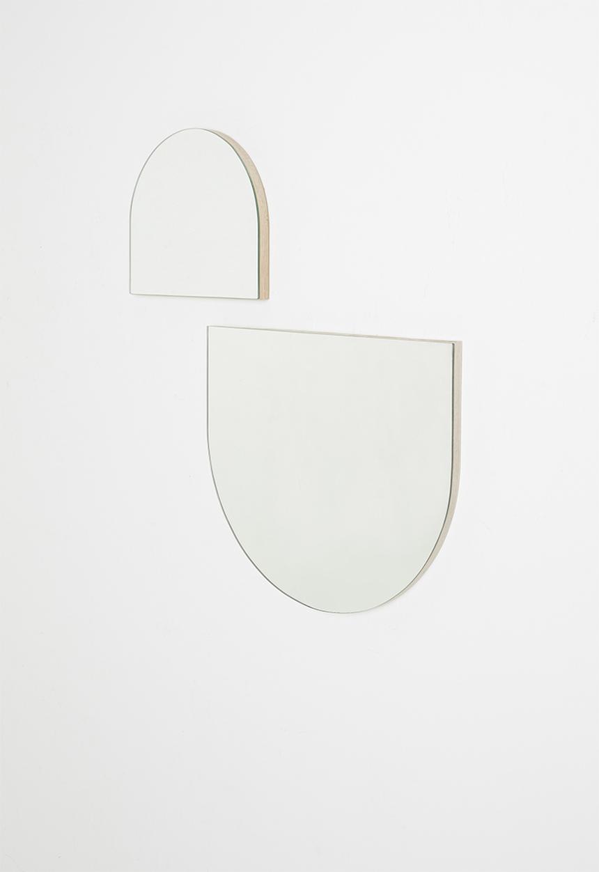 Native Decor - Dome frameless mirror set of 2 - small & medium