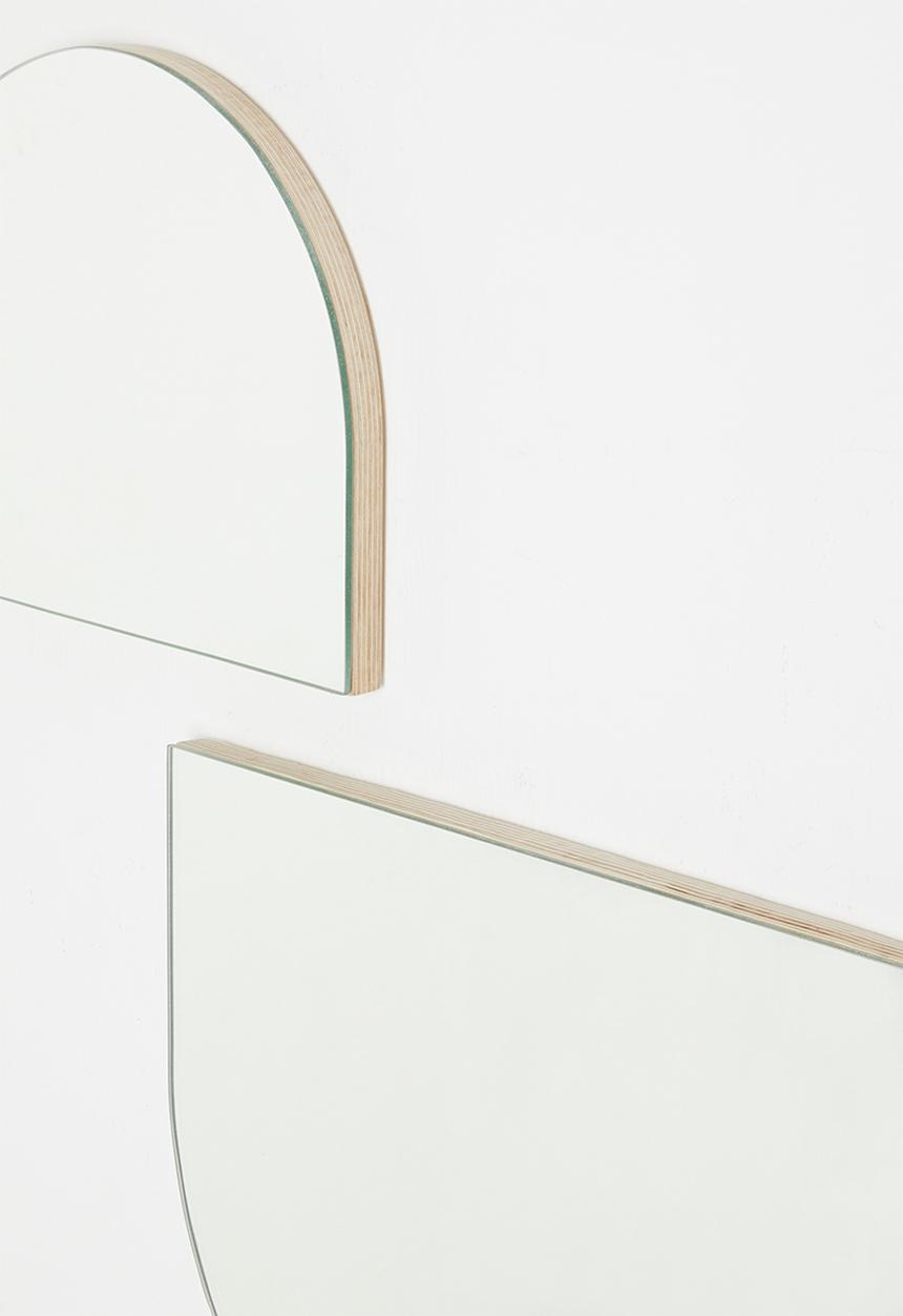 Native Decor - Dome frameless mirror set of 2 - small & medium