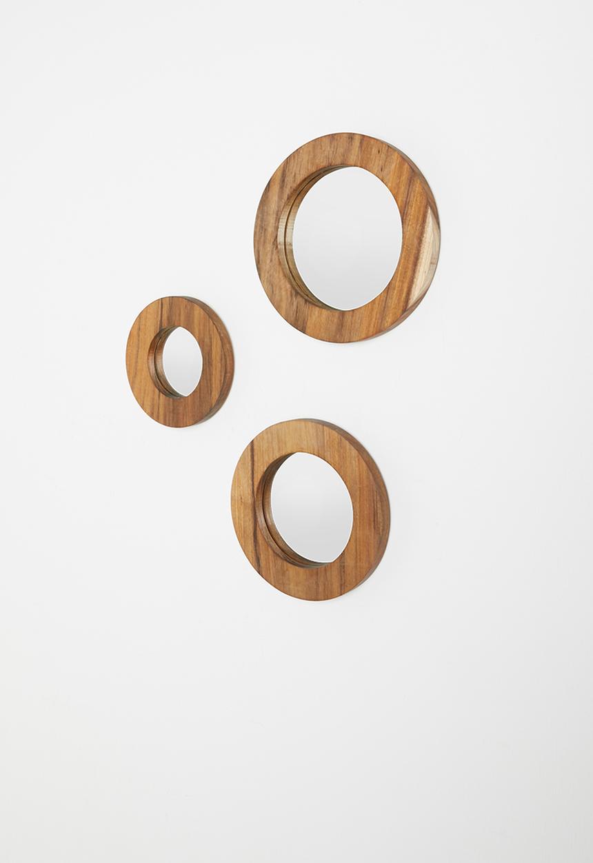 Native Decor - Mini round mirrors set of 3