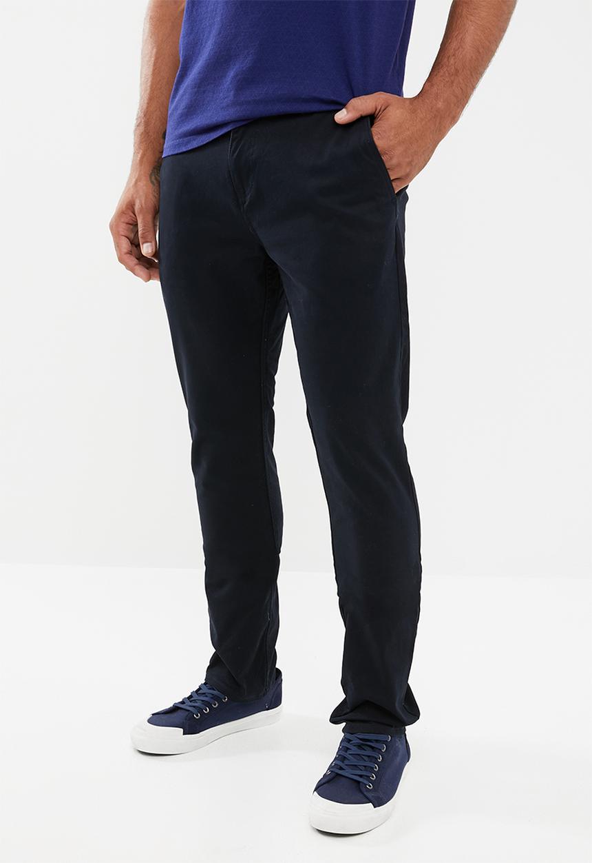 GUESS - Carter twill chino pant - navy