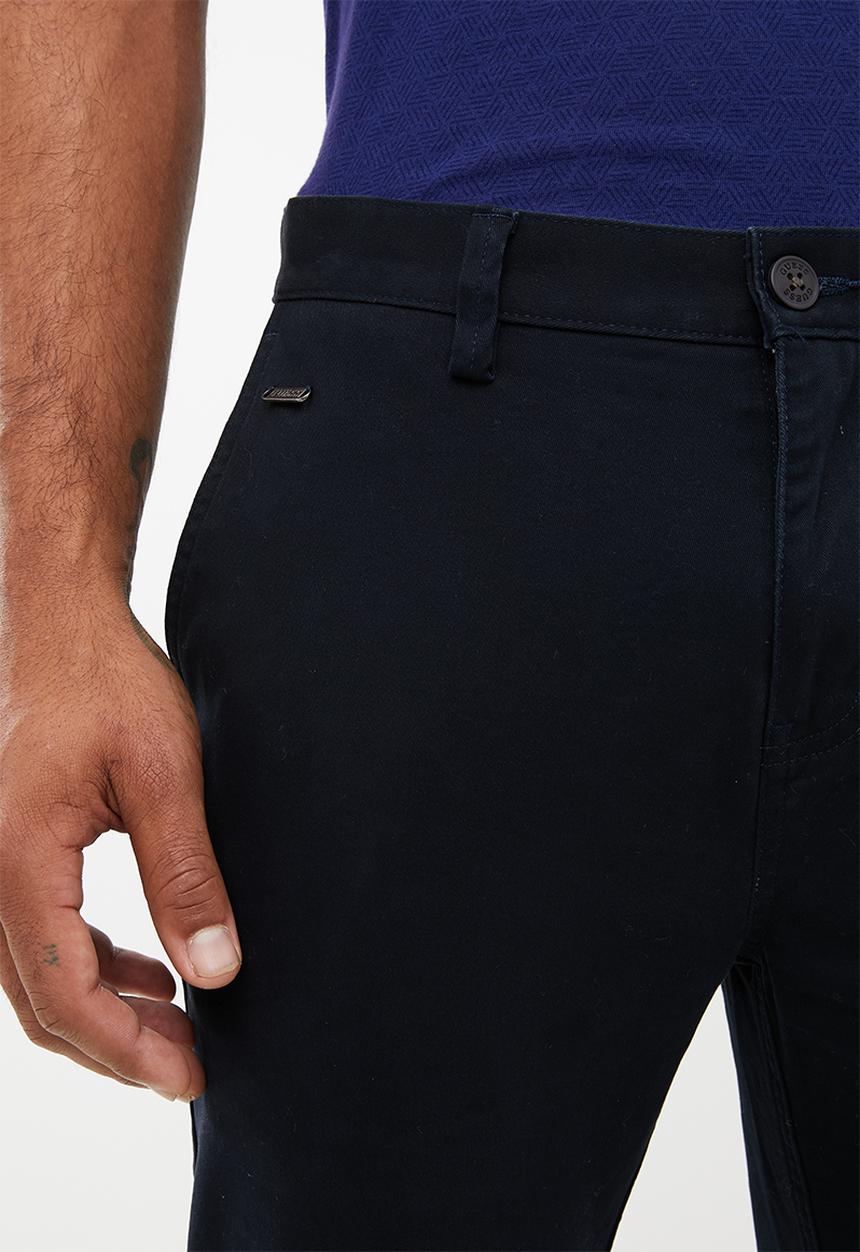 GUESS - Carter twill chino pant - navy