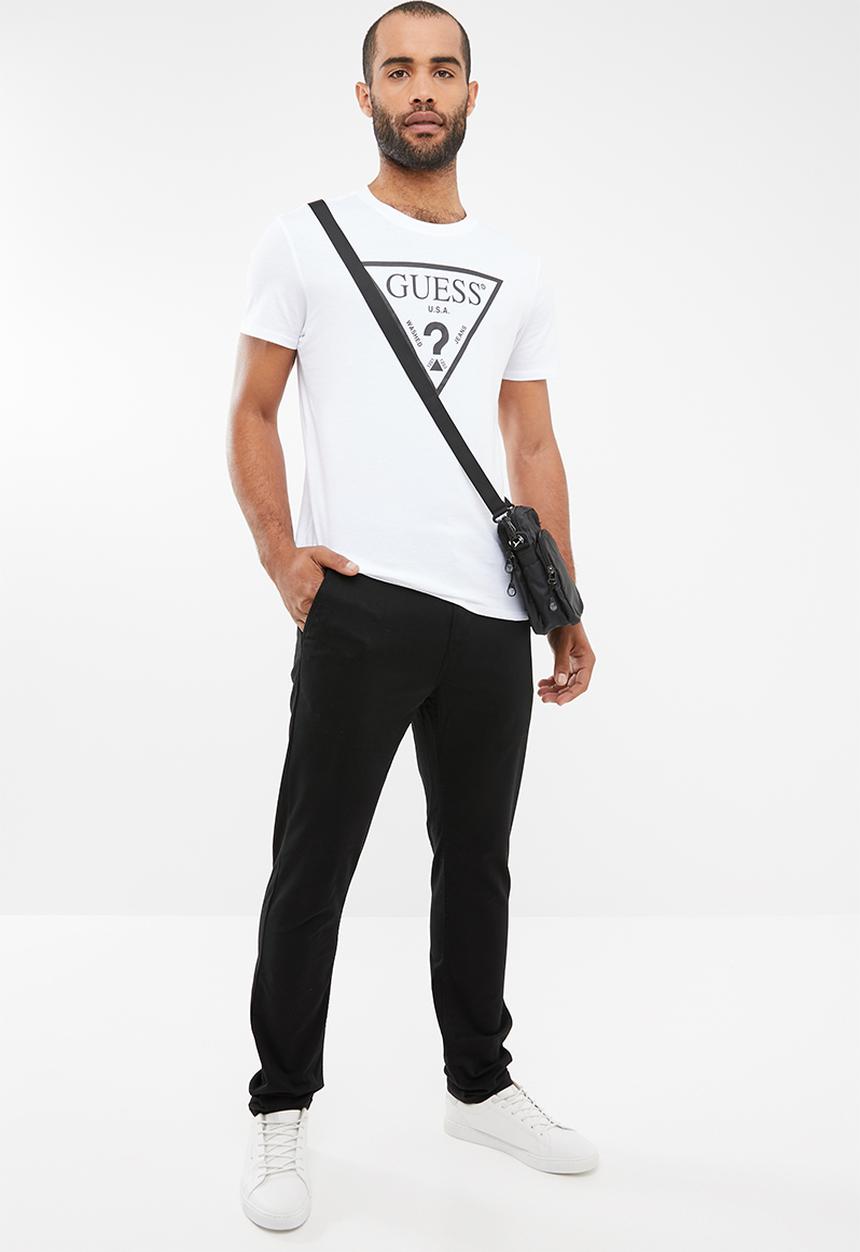 GUESS - Carter twill chino pant - black