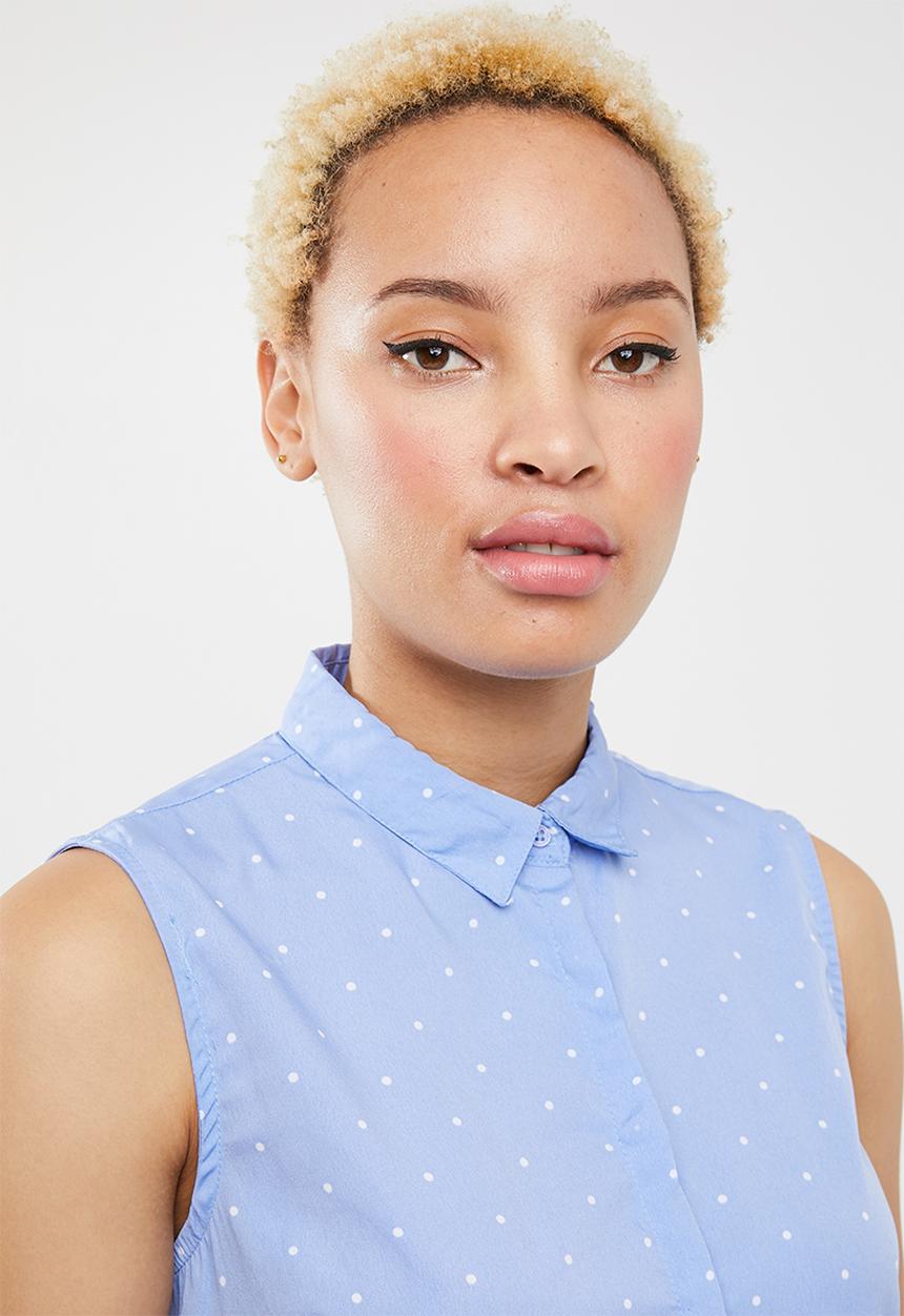 c(inch) - Basic shirt - blue