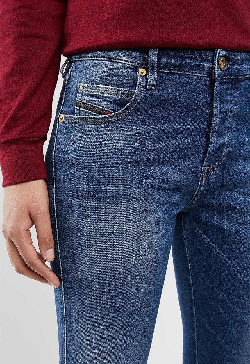 Diesel  - Babhila mid cropped jeans - blue 